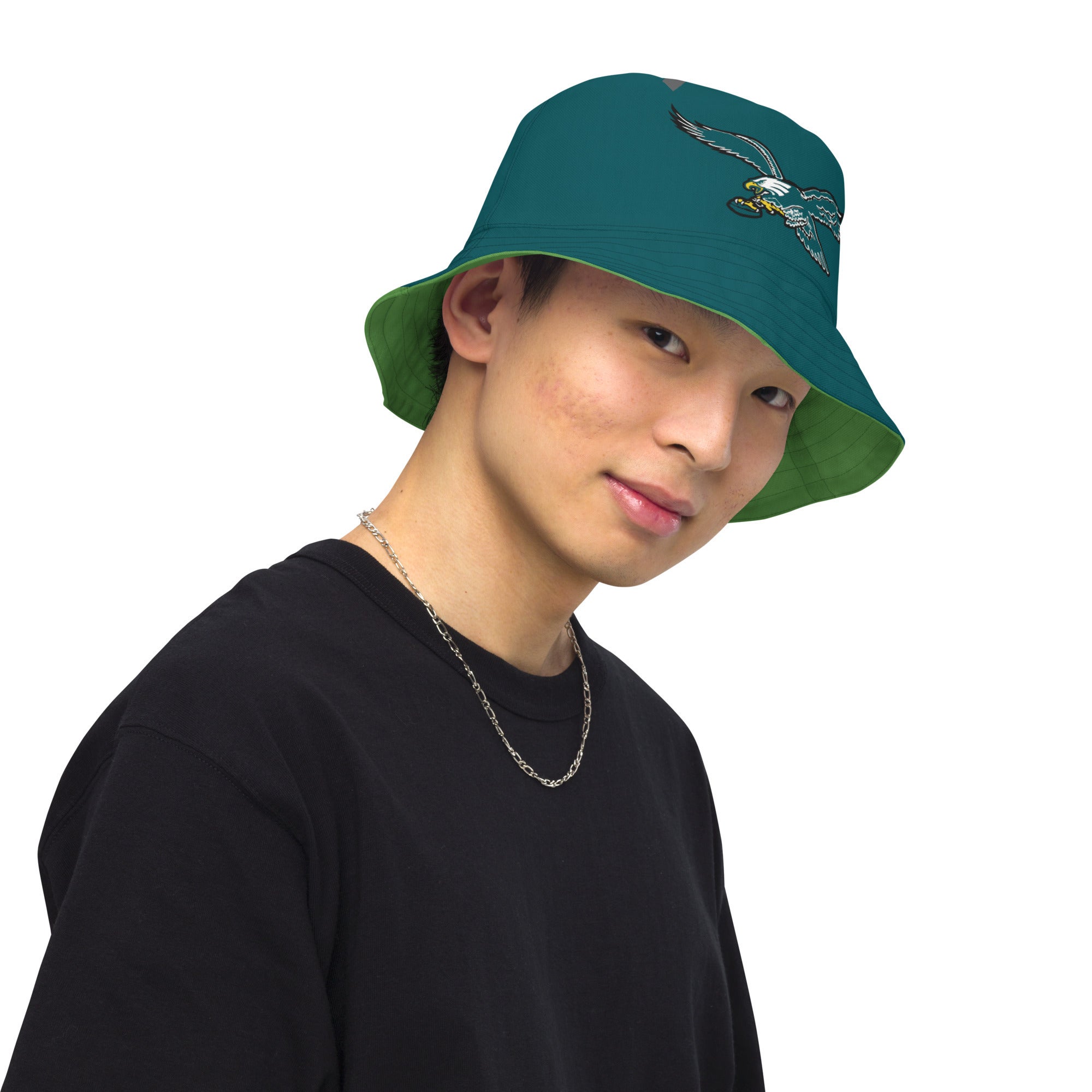 Kelly green bucket hat store